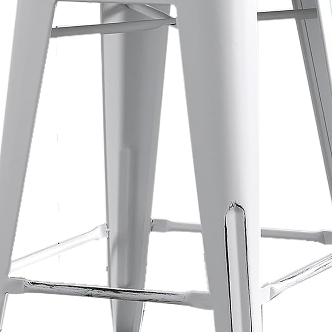 AC Pacific 24” Metal Barstool Set of 2 – Country Rustic Style - Image 7