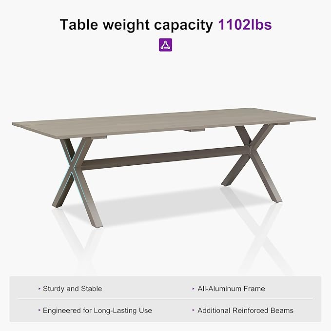 PURPLE LEAF Outdoor Dining Set - Image 8