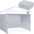 Instant Canopy Tent Sidewalls for 10x10 Pop Up Canopy Waterproof, 99% UV by FANPATUS