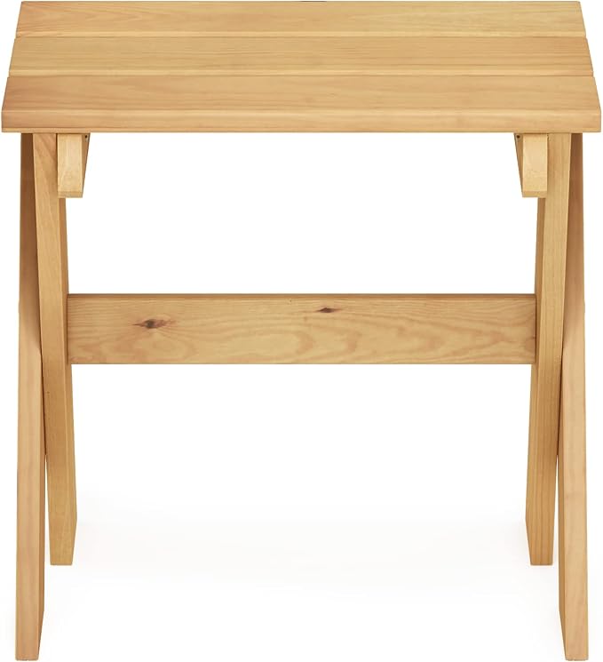 Furinno Tioman Outdoor Side Table Flower Stand, Pine Wood - Image 7