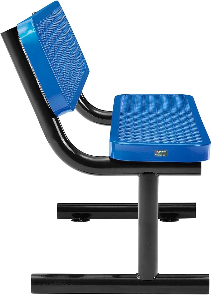 Global Industrial 4'L Heavy Duty Expanded Metal Mesh Bench - Image 5