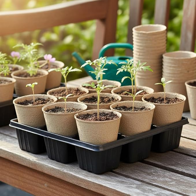Peat Pot, 126 Packs 3.15 Inch Seed Starting Pots - Image 4