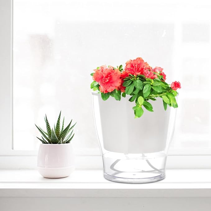 ZOOFOX 4 Pack Self Watering Pots - Image 6