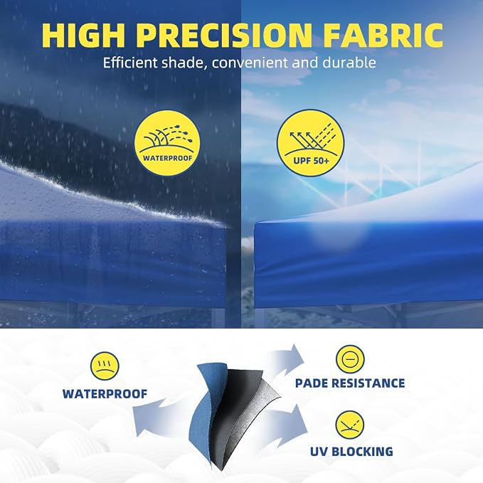 10x10ft Commercial Pop Up Canopy Tent - Image 6