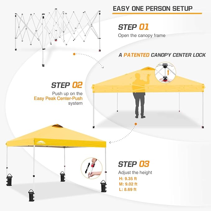 EAGLE PEAK Pop Up Canopy Tent - Image 6