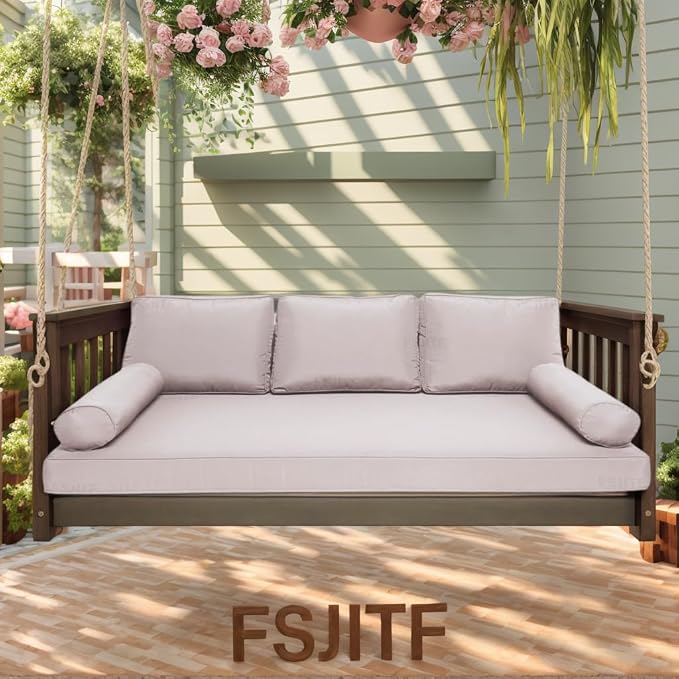 Outdoor Twin daybed Cover, for Outside Patio Porch Swing Chair Mattress Bolster - Image 6
