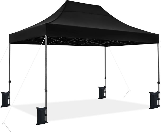 Yaheetech Heavy Duty Pop Up Canopy Tent, 10x15 Commercial Instant Shelter Tent by Yaheetech
