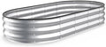Kesfitt Raised Garden Bed, Oval Open-Bottom Design, 12-Inch Deep by Kesfitt