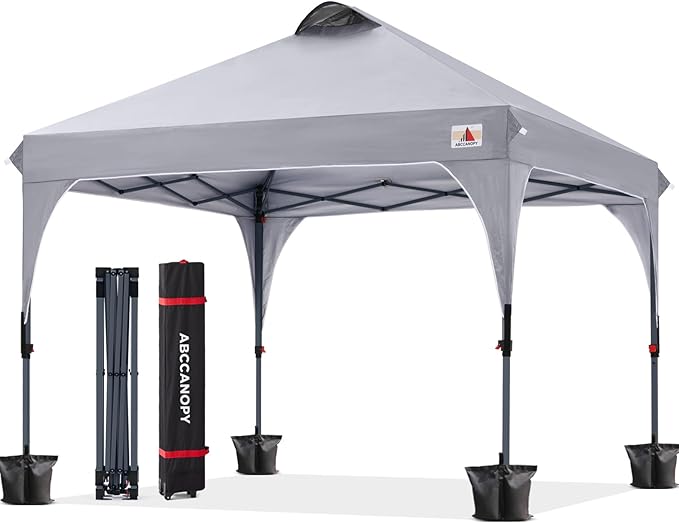 ABCCANOPY Outdoor Pop up Canopy Tent, 10x10 Instant Portable Canopy by ABCCANOPY