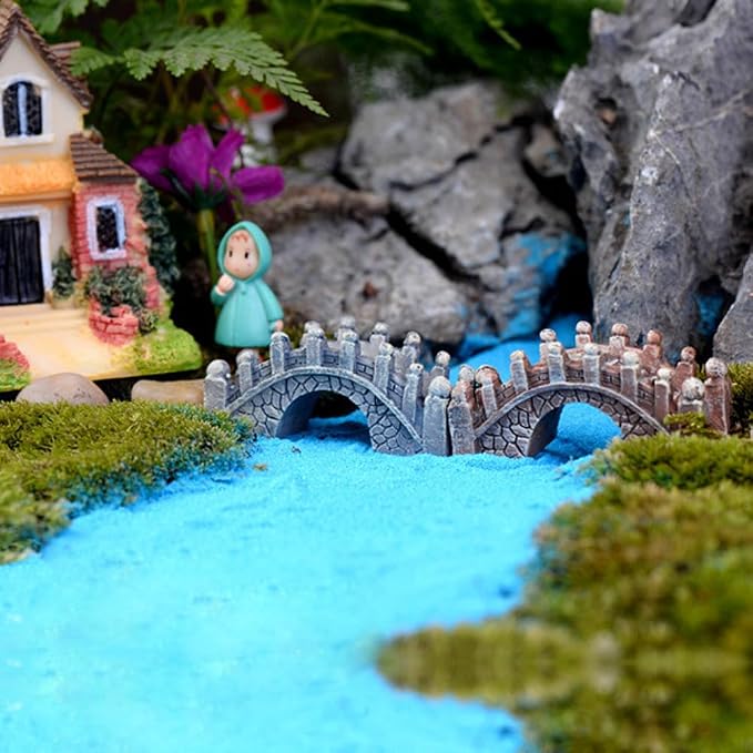 Purple Star Fairy Garden Bridge 11 Pack Mini Bridge - Image 4