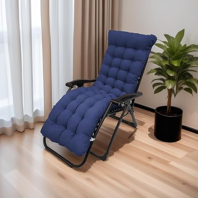 Patio Chaise Lounger Cushion, 61in Lounge Chair Recliners Chair Cushions - Image 4