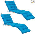 Kigley 2 Pcs Chaise Lounge Cushions 75 x 22 x 5 Inches Soft Lounge Chair by Kigley