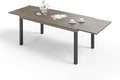 Sophia & William Expandable Patio Dining Table, Extra Large 99.2" L x 35.5" W by SophiaWilliam