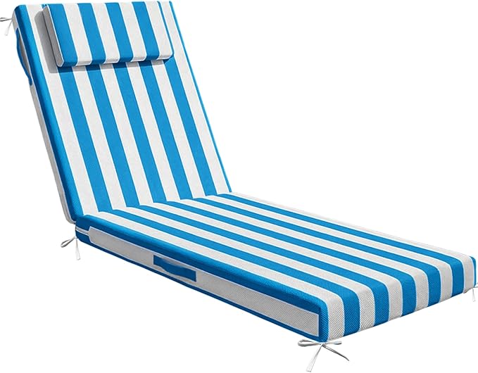 Outdoor Lounge Chair mat, 71 inches x 21 inches, Waterproof Chaise Lounge by Unknown
