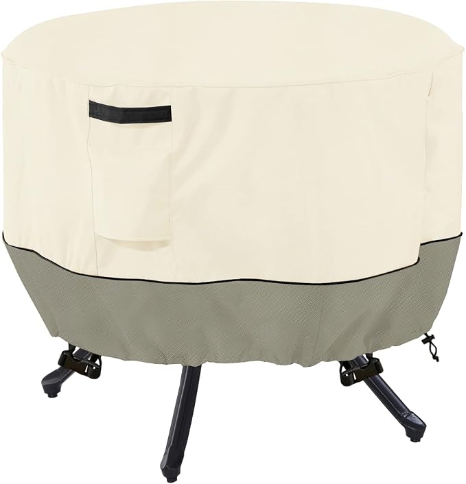 Round Patio Table Cover by LSongSKY