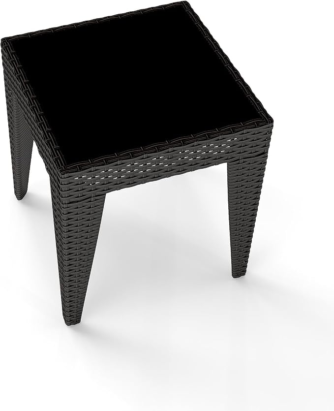 Kinfant Rattan Patio Side Table - Image 7