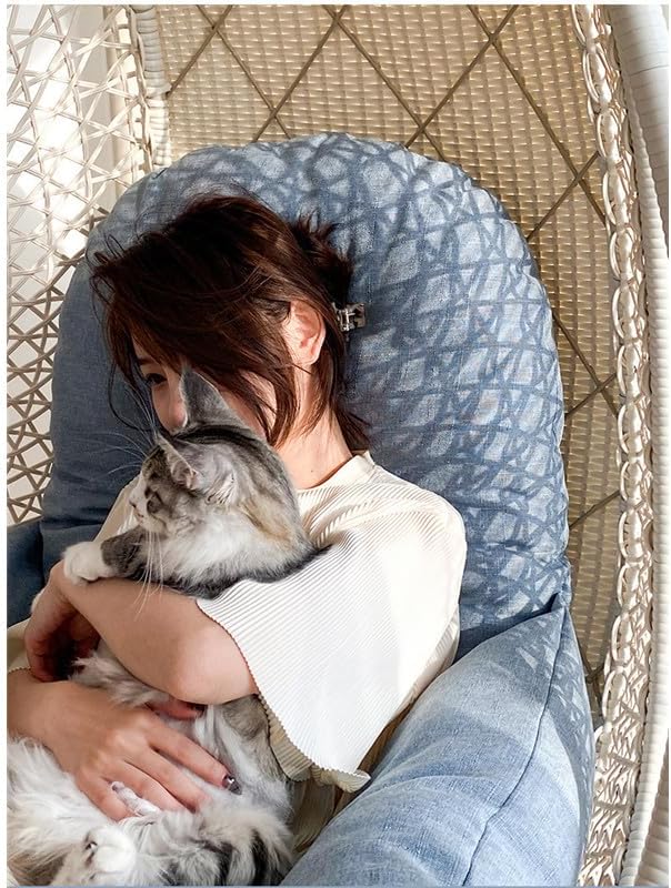Swing Egg Chair Cushion Thickened Hanging Basket Seat Cushion Washable Hammock - Image 4