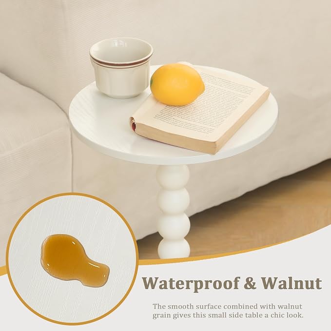 Round Side Table, Small Drink Table - Image 7