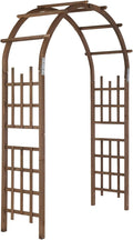 VINGLI Wooden Garden Arbor, Heavy Duty Outdoor Frame Trellis by VINGLI