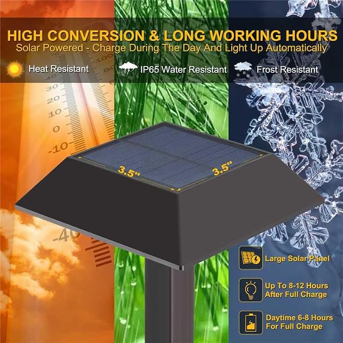 Bobcat Solar Landscape Pathway Lights Super Bright - Image 6