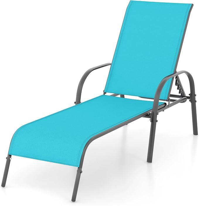 Giantex Patio Lounge Chair, Outdoor Chaise Lounge by Giantex