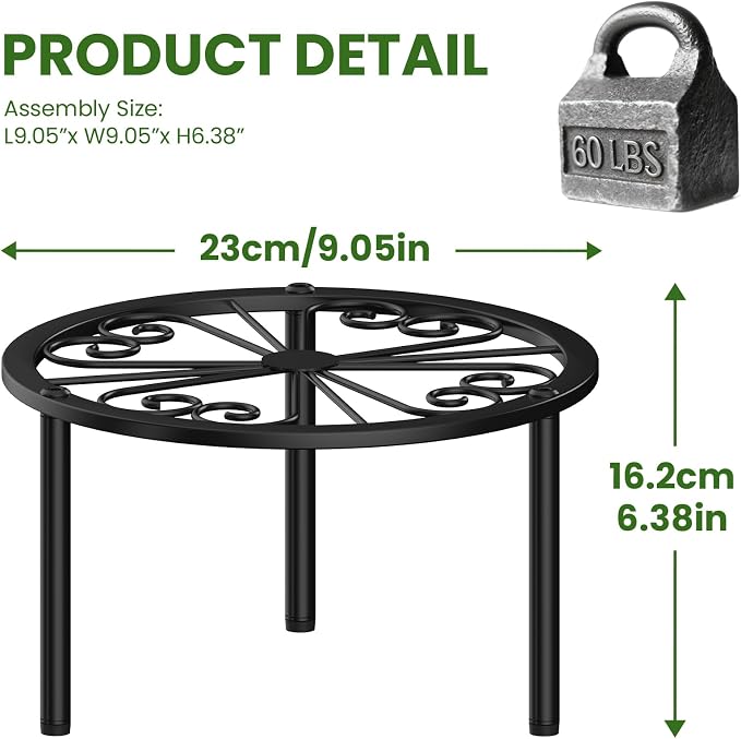 TOSKING Heavy Duty Metal Plant Stand - Image 3