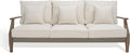 SAFAVIEH Outdoor Couture Collection Martinique Light Grey/Beige Solid Wood by SAFAVIEH
