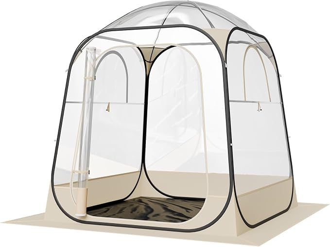 VEVOR Pop up Sports Tent, 8 Sizes Optional Clear Bubble Tent - Image 9
