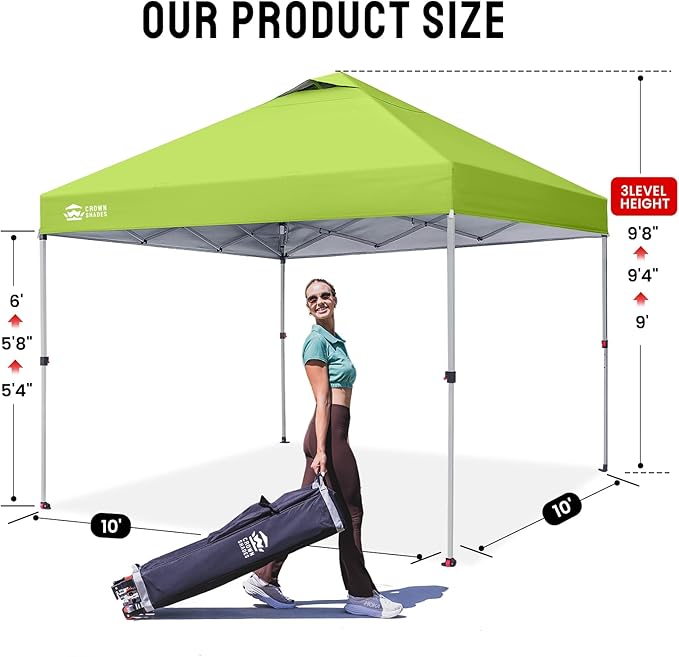CROWN SHADES 10x10 Pop Up Canopy - Image 6