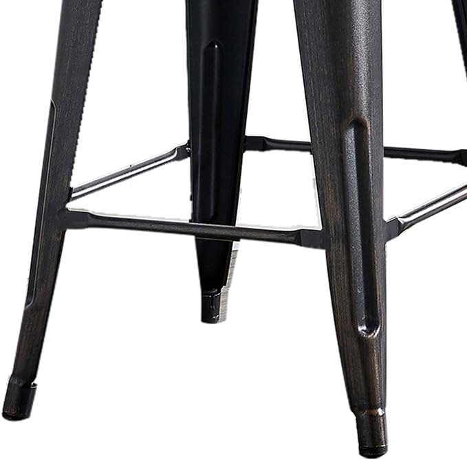 AC Pacific 24” Metal Barstool Set of 2 – Country Rustic Style - Image 8