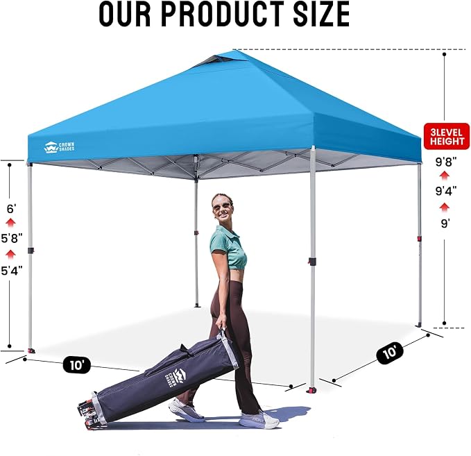 Crown Shades 10x10 Pop Up Canopy - Image 6