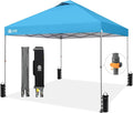 CROWN SHADES Adjustable Height on The Fly, 10x10 Pop Up Canopy by CrownShades