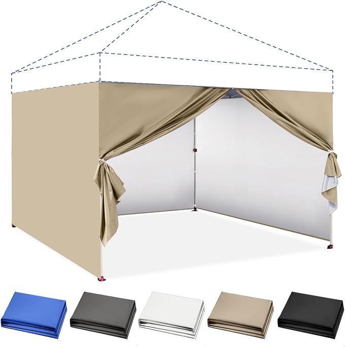 CROWN SHADES 10x10 Canopy Sidewalls by CrownShades
