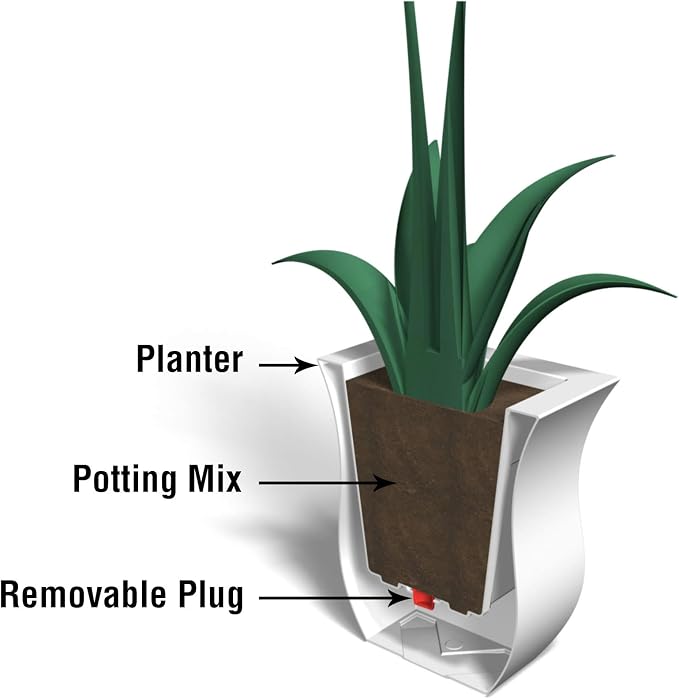 Mayne 5873-ES Polyethylene Planter, Espresso 16x16 - Image 5