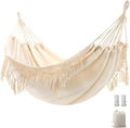 Double Boho Macrame Hammock by YAERSI
