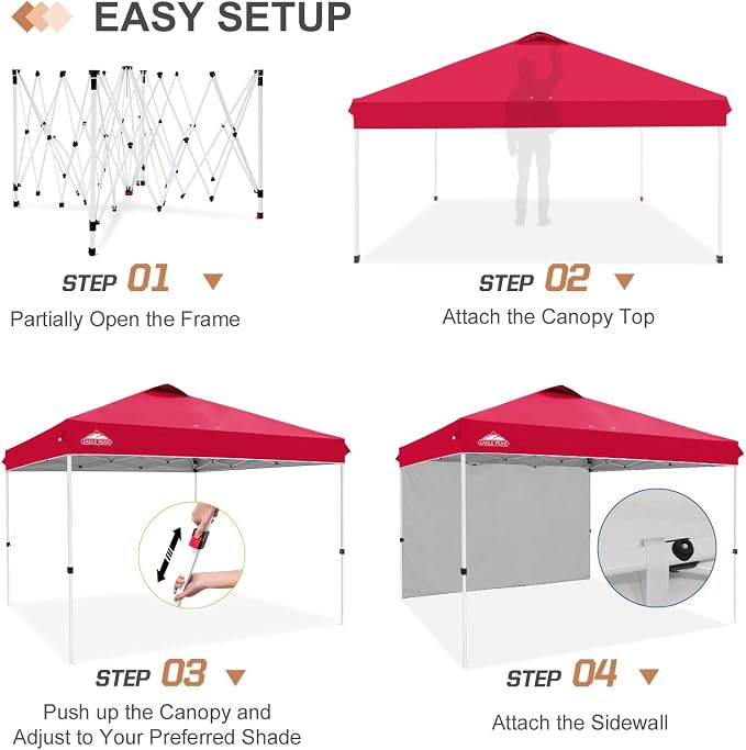EAGLE PEAK Commercial Canopy 12x12 Pop Up Canopy Tent - Image 4
