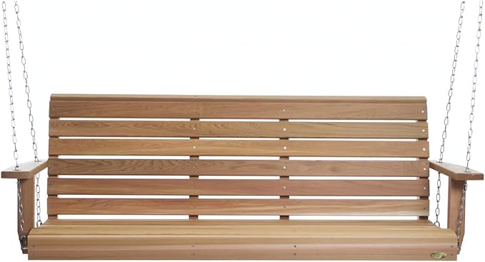 All Things Cedar PS70-SW10 Premium Porch Swing | 6Ft Outdoor Furniture & Patio by AllThingsCedar