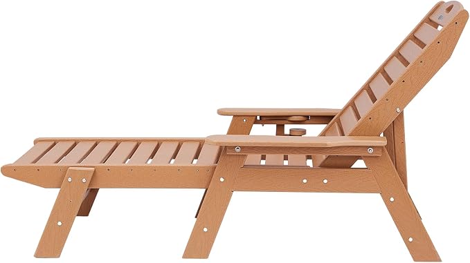 VEVOR Chaise Lounge Chair, 400 lbs Weight Capacity, 6 Positions Adjustable - Image 9