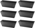 LEXININ 6 Pack 17 Inch Black Plastic Rectangular Window Planter Box, Window by LEXININ