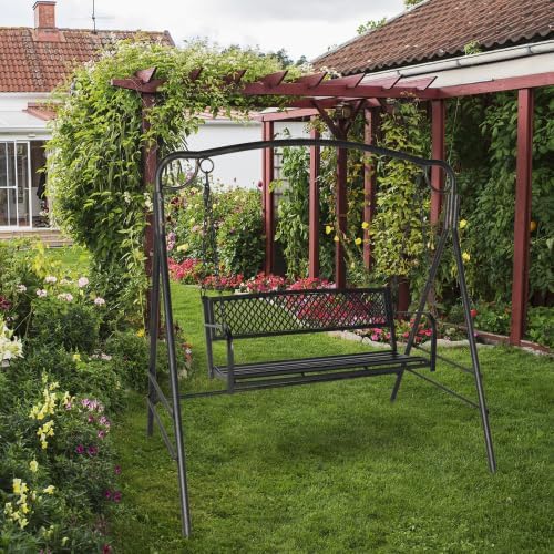 Bonnlo Metal Patio Porch Swing, 660 LBS Weight Capacity, - Image 3
