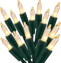BrizLabs Clear Christmas Lights, Connectable Mini Light String, UL Certified by BrizLabs