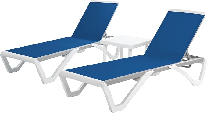 Kozyard Outdoor Chaise Lounge Chair, Full Flat Adjustable Patio Lounger - Image 8