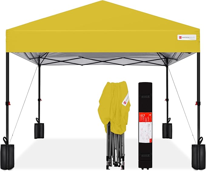 Best Choice Products 12x12ft Pop Up Canopy Tent, Outdoor Shade, 1 Person 1 by BestChoiceProducts