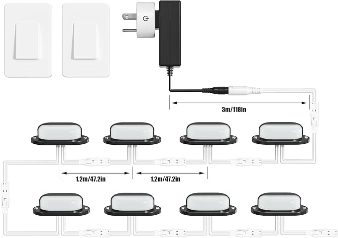 Stair Step LED Light Kit JOV-0816 - Image 6