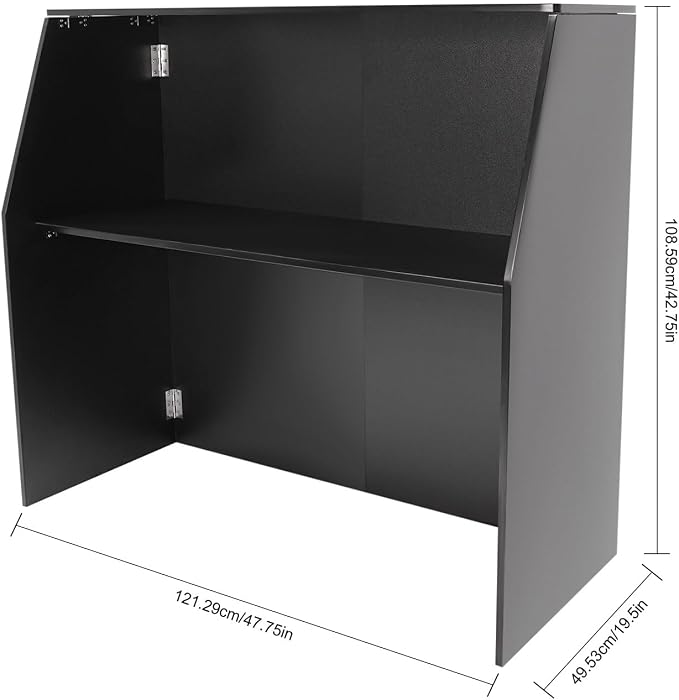 43''*48''*20'' Portable Event Bar, Folding Party Counter Mobile Drink Table - Image 3