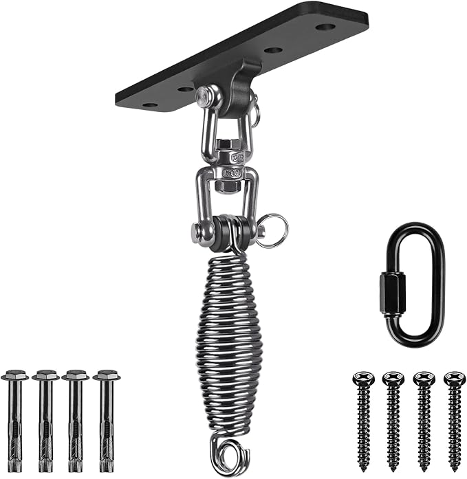 Dolibest Hanging Kits Hammock Chair Hardware, Heavy Duty Swing Hanger by Dolibest