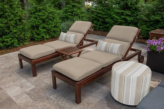 Sunbrella Patio Chaise Cushions - Image 4