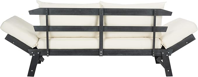 Safavieh PAT6745A Outdoor Collection Tandra Grey Modern Contemporary Daybed Day - Image 11