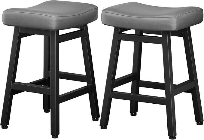 Counter Height Bar Stools Set of 2, 24 Inch Barstools - Image 9