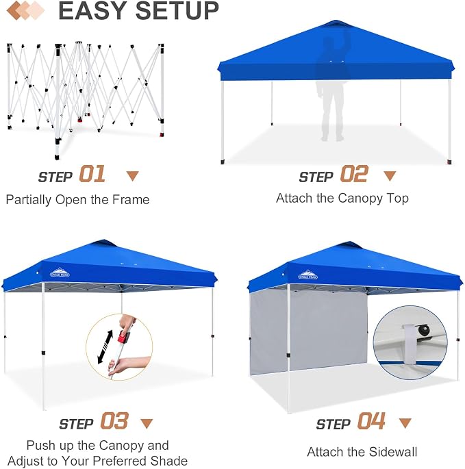 EAGLE PEAK Commercial Canopy 12x12 Pop Up Canopy Tent - Image 3